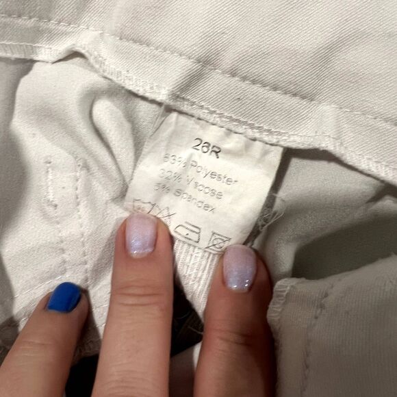 Smartpak White Gray Grey Full Seat Show Breeches 26R - Picture 4 of 9